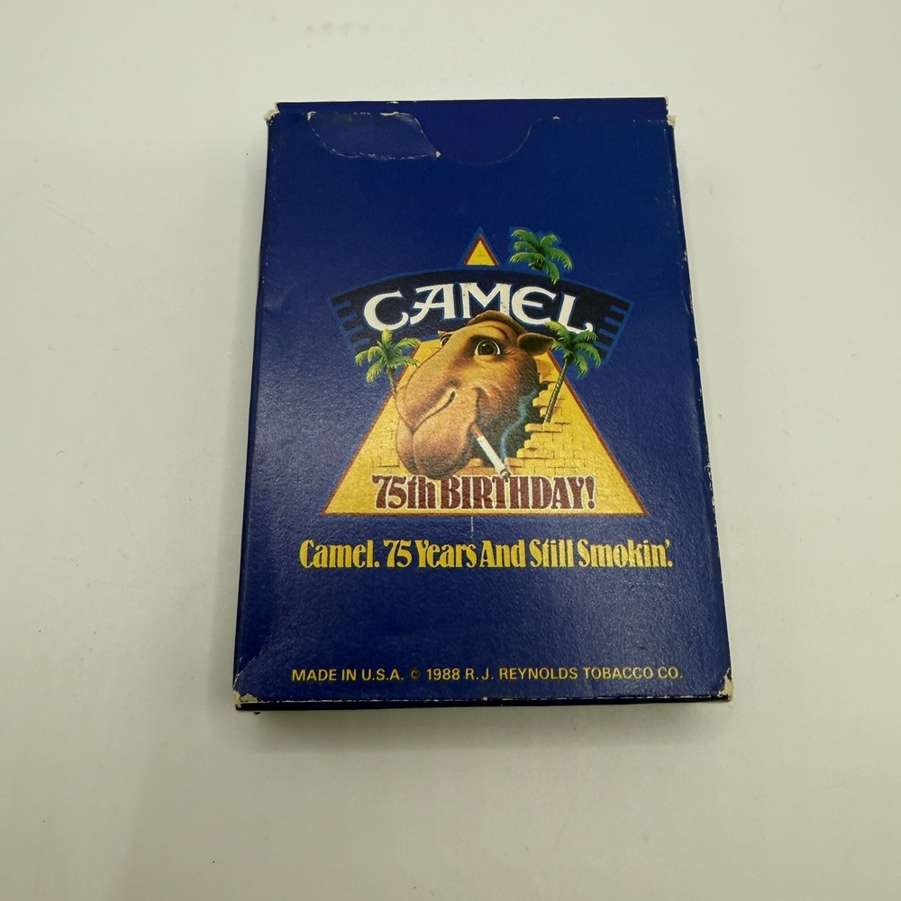 Joe Camel 75 years Still Smokin Playing Cards